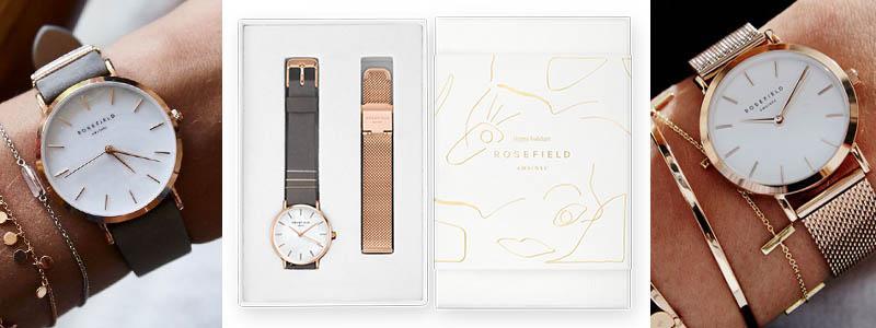 Rosefield watch set on sale